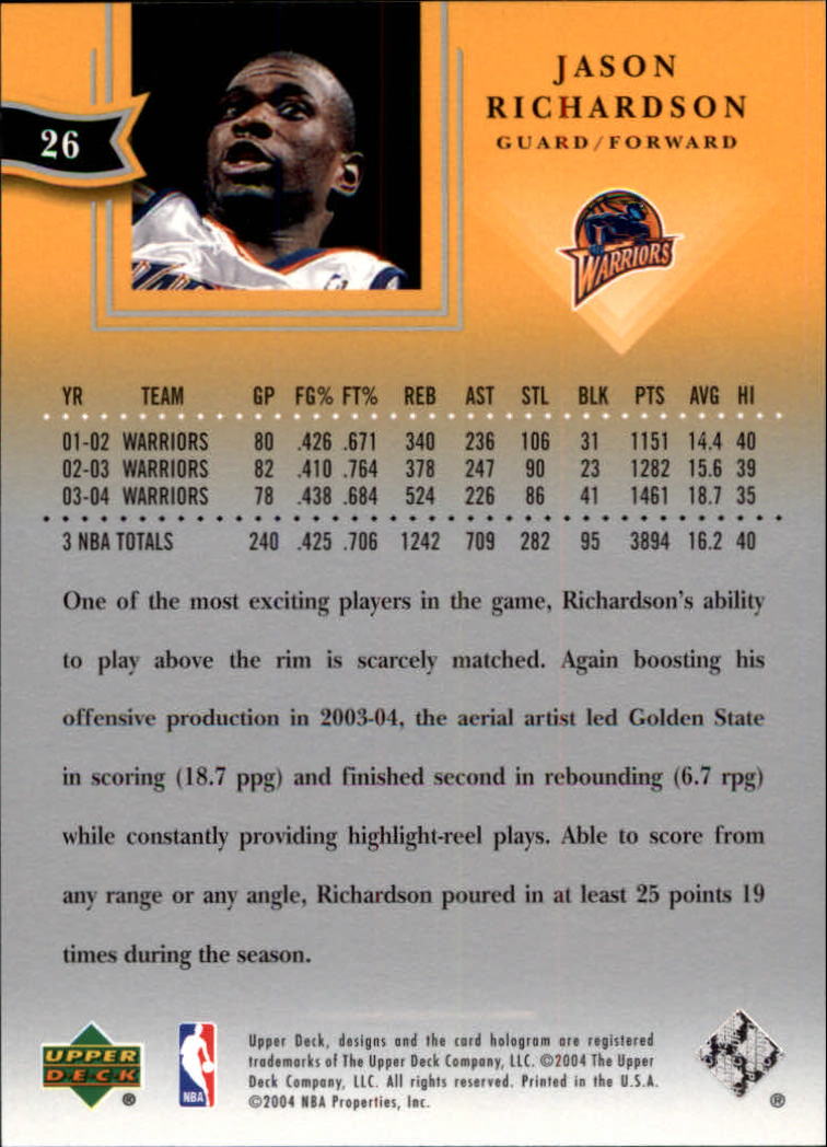 2004/2005 All-Star Lineup (Upper Deck) Basketball - Picture 43 of 159