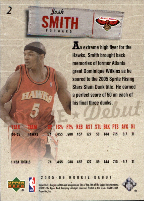 2005/2006 Rookie Debut (Upper Deck) Basketball - Picture 5 of 315