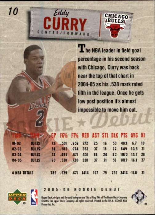 2005/2006 Rookie Debut (Upper Deck) Basketball - Picture 21 of 315