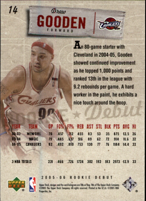 2005/2006 Rookie Debut (Upper Deck) Basketball - Picture 29 of 315