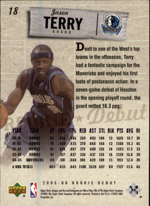 2005/2006 Rookie Debut (Upper Deck) Basketball - Picture 35 of 315