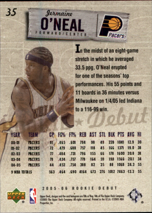2005/2006 Rookie Debut (Upper Deck) Basketball - Picture 69 of 315