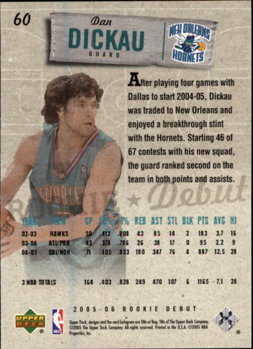 2005/2006 Rookie Debut (Upper Deck) Basketball - Picture 119 of 315