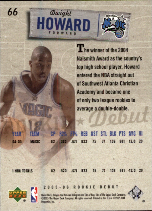 2005/2006 Rookie Debut (Upper Deck) Basketball - Picture 131 of 315