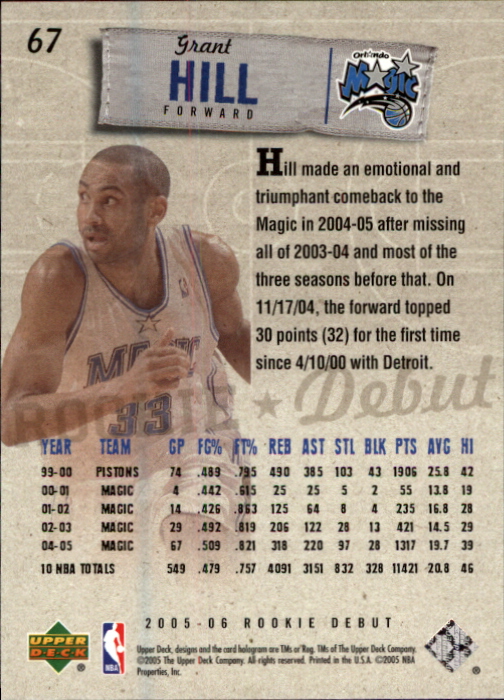 2005/2006 Rookie Debut (Upper Deck) Basketball - Picture 133 of 315