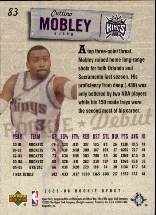 2005/2006 Rookie Debut (Upper Deck) Basketball - Picture 165 of 315