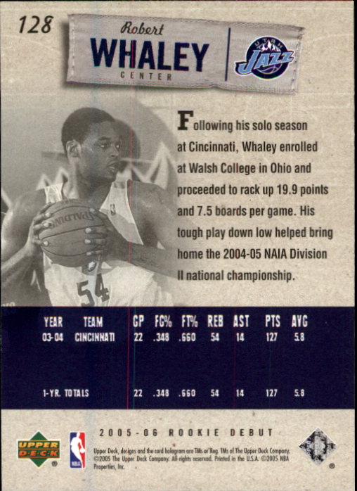 2005/2006 Rookie Debut (Upper Deck) Basketball - Picture 253 of 315