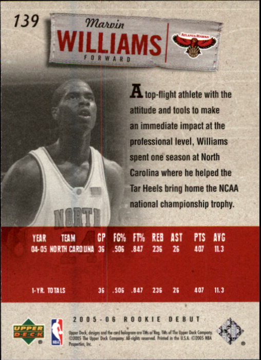 2005/2006 Rookie Debut (Upper Deck) Basketball - Picture 275 of 315