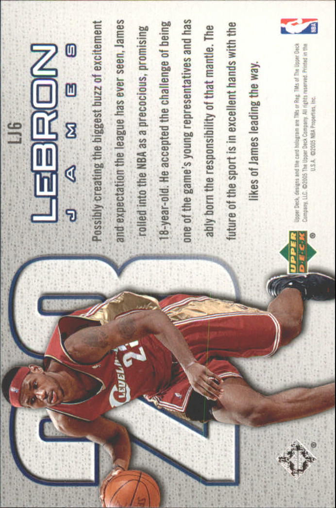 Set carte Upper Deck Basket Michael Jordan/LeBron James 2005/2006 - Foto 5 di 125