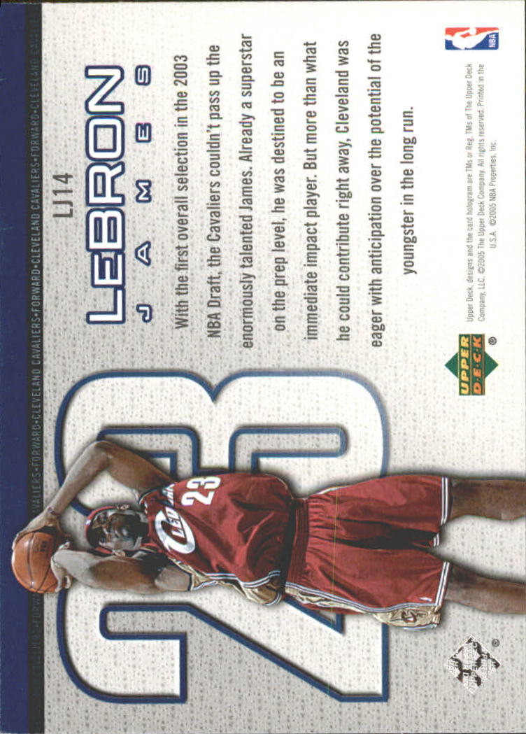 Set carte Upper Deck Basket Michael Jordan/LeBron James 2005/2006 - Foto 19 di 125