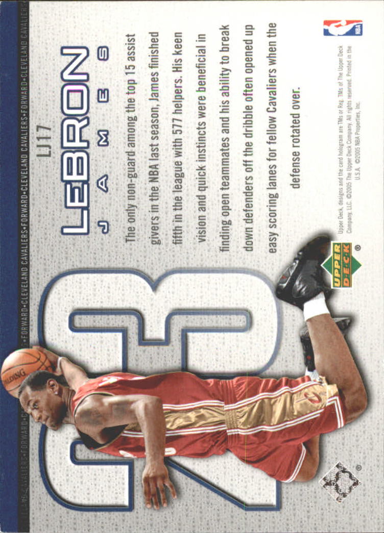 Set carte Upper Deck Basket Michael Jordan/LeBron James 2005/2006 - Foto 25 di 125
