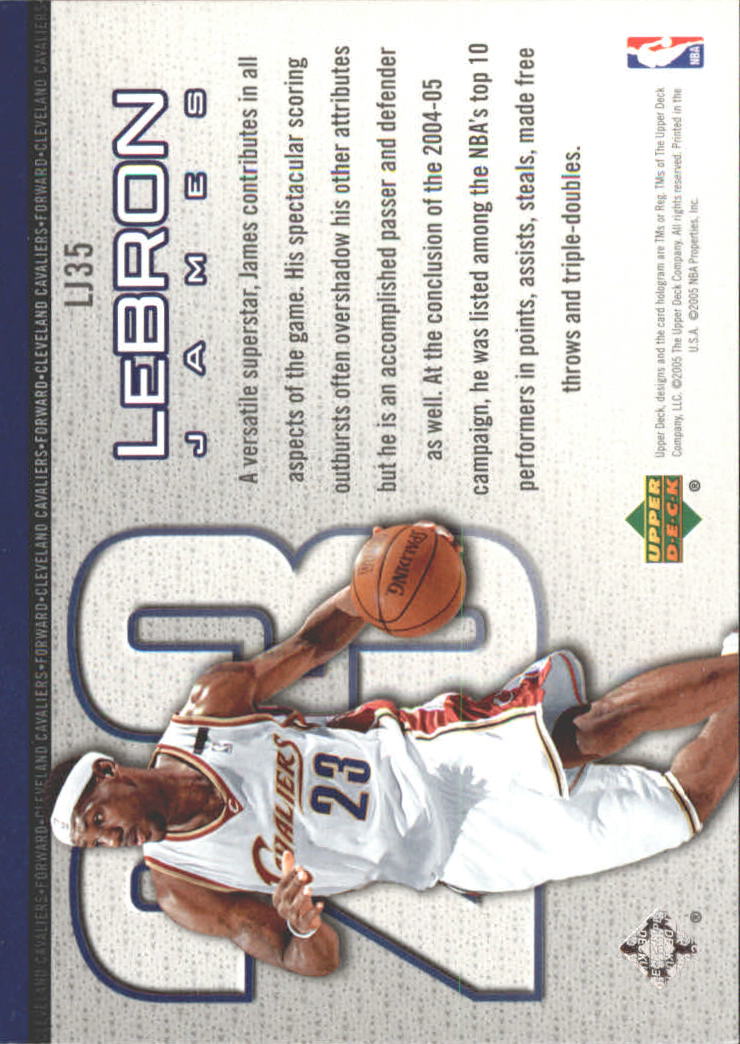 Set carte Upper Deck Basket Michael Jordan/LeBron James 2005/2006 - Foto 57 di 125