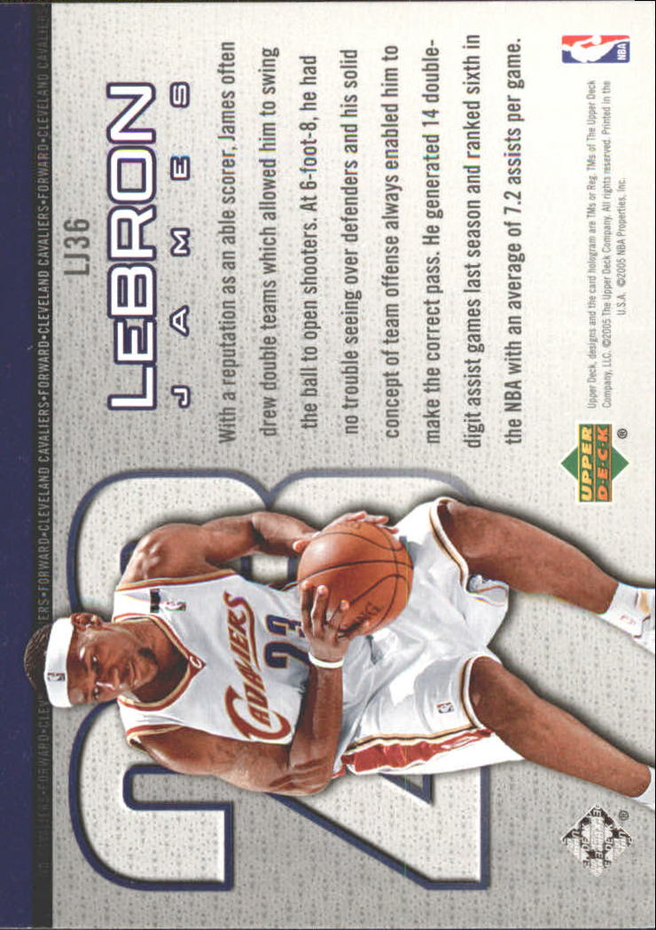 Set carte Upper Deck Basket Michael Jordan/LeBron James 2005/2006 - Foto 59 di 125