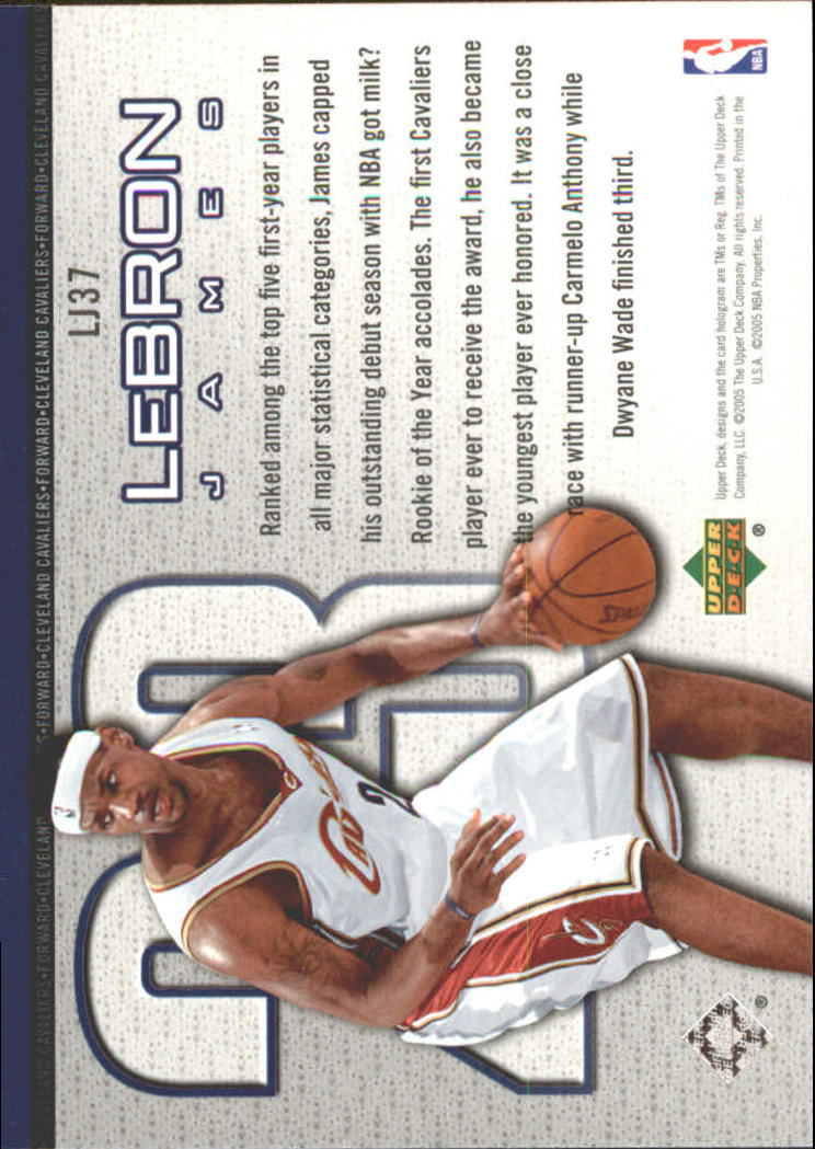 Set carte Upper Deck Basket Michael Jordan/LeBron James 2005/2006 - Foto 61 di 125
