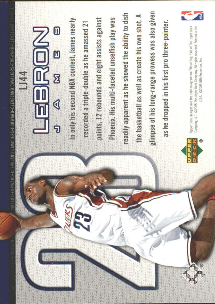 Set carte Upper Deck Basket Michael Jordan/LeBron James 2005/2006 - Foto 75 di 125