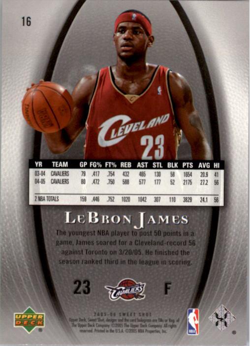 2005/2006 Sweet Shot (Upper Deck) Basketball - Picture 261 of 291