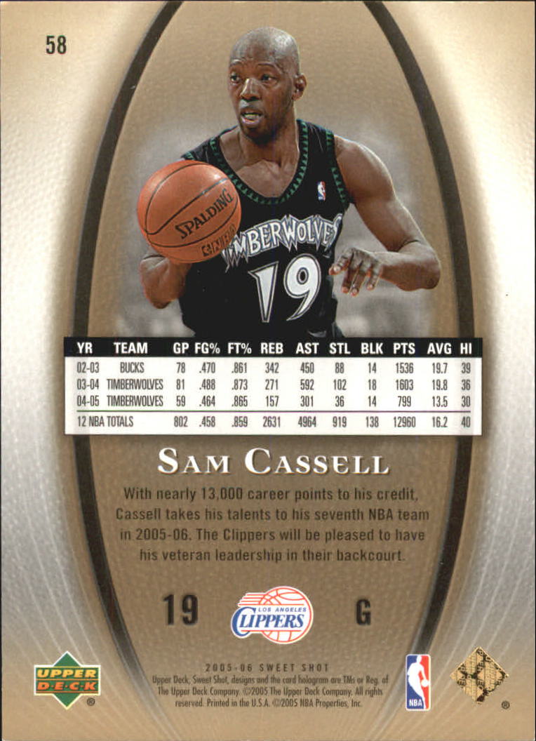 2005/2006 Sweet Shot (Upper Deck) Basketball - Picture 21 of 291