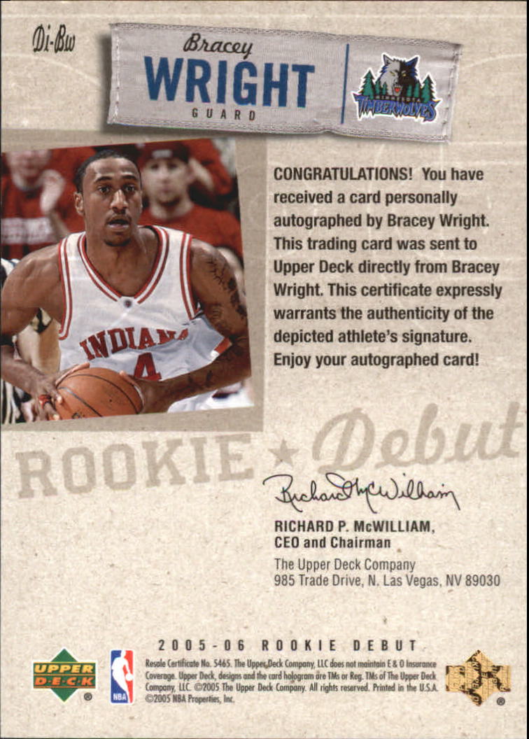 2005-06 tinta debut baloncesto debut de novato 2005-06 automática que eliges - Imagen 7 de 37