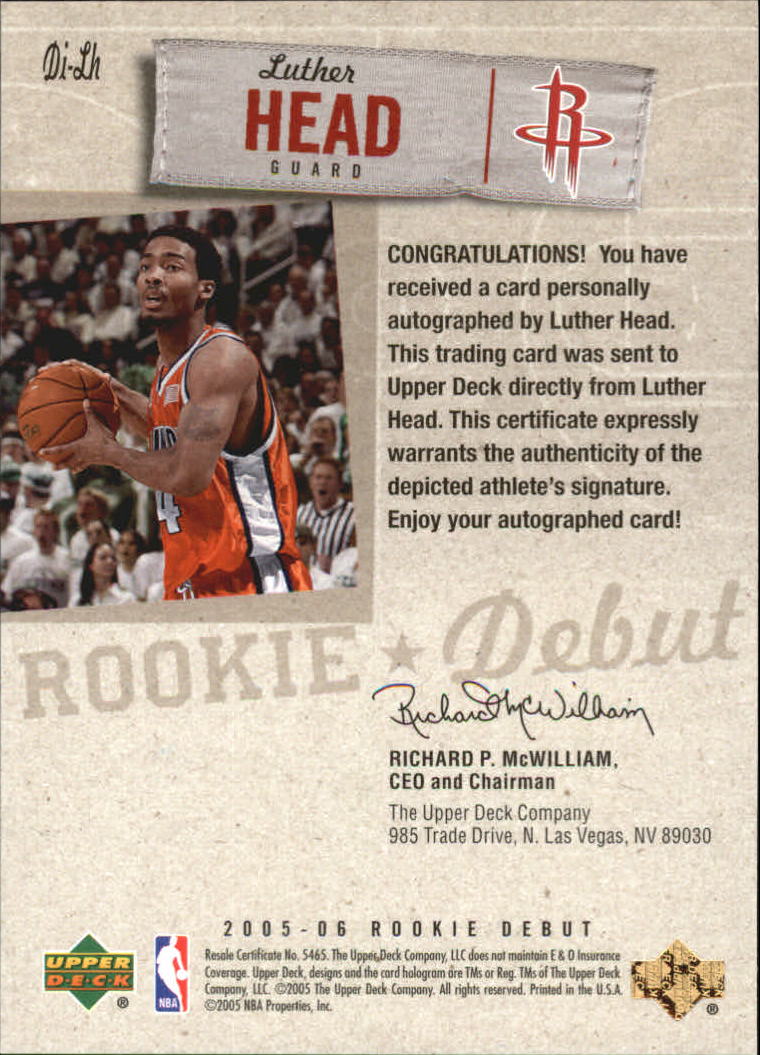 2005-06 tinta debut baloncesto debut de novato 2005-06 automática que eliges - Imagen 27 de 37