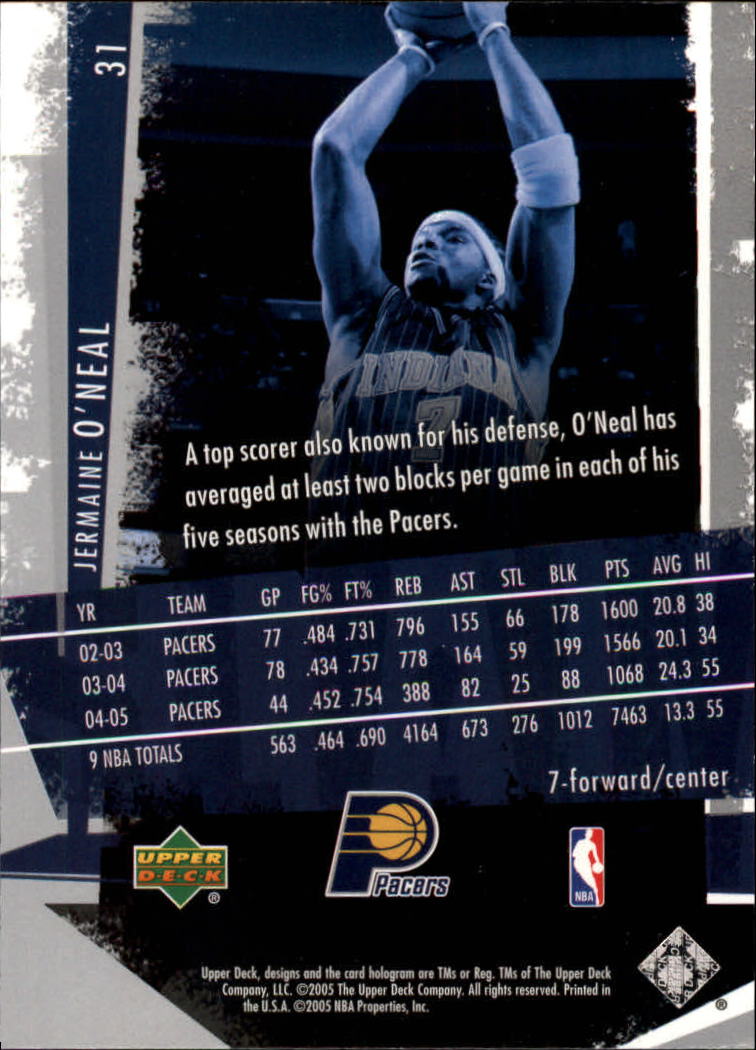 2005/2006 Slam (Upper Deck) Basketball - Picture 59 of 221