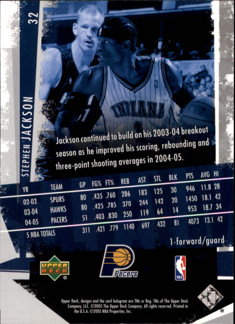 2005/2006 Slam (Upper Deck) Basketball - Picture 61 of 221