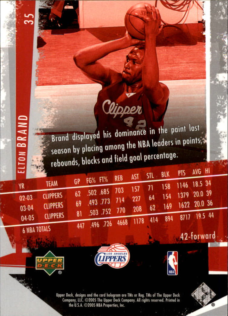 2005/2006 Slam (Upper Deck) Basketball - Picture 67 of 221