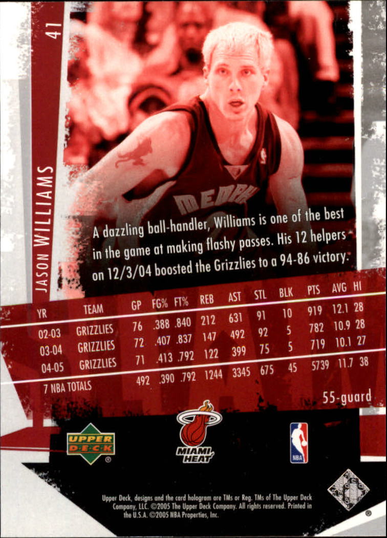 2005/2006 Slam (Upper Deck) Basketball - Picture 79 of 221