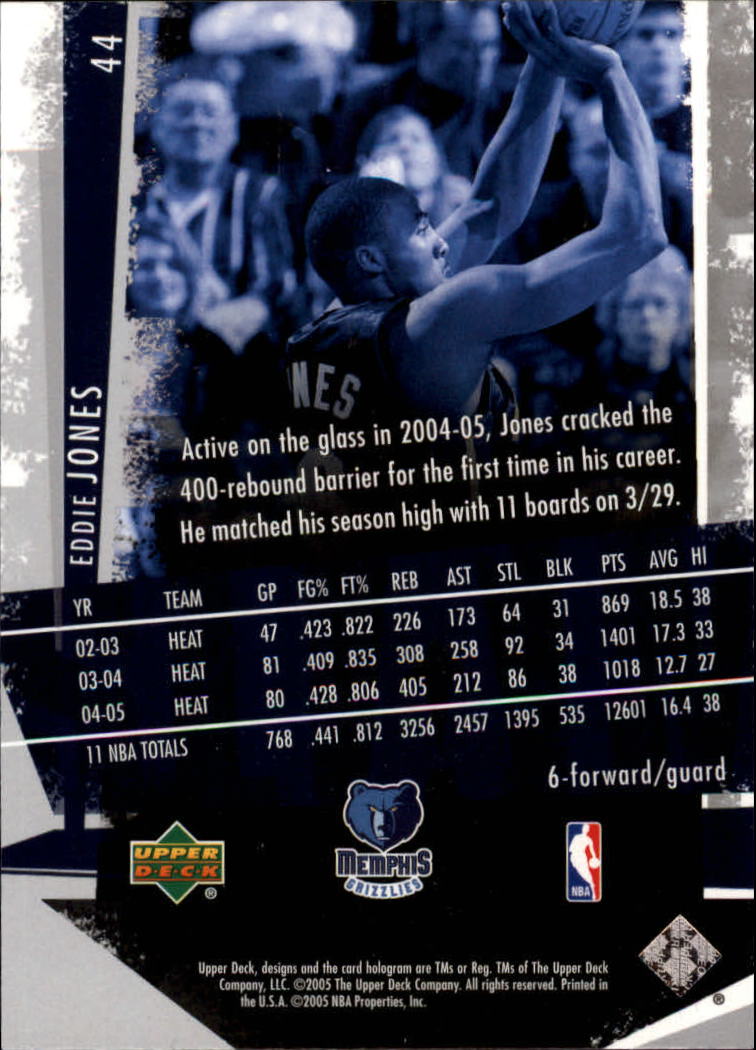 2005/2006 Slam (Upper Deck) Basketball - Picture 85 of 221