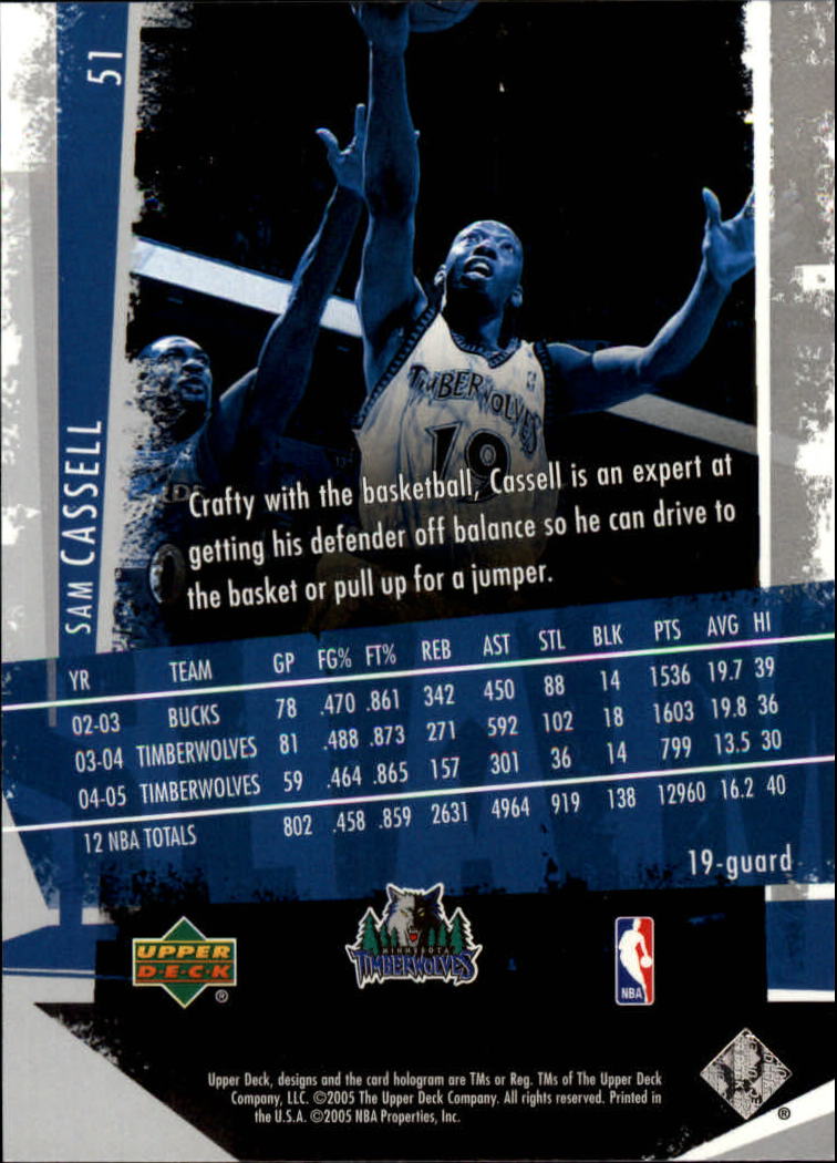 2005/2006 Slam (Upper Deck) Basketball - Picture 99 of 221