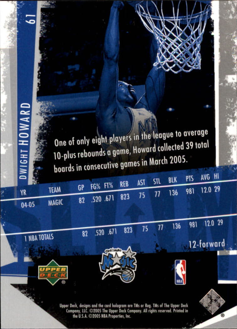 2005/2006 Slam (Upper Deck) Basketball - Picture 119 of 221