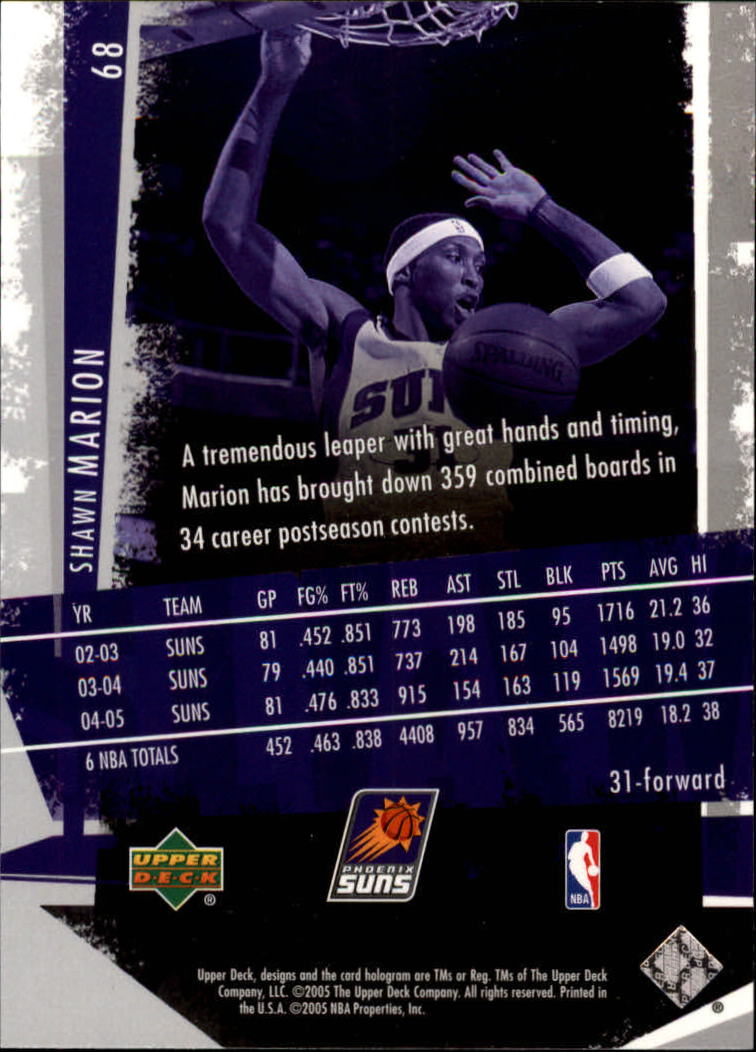 2005/2006 Slam (Upper Deck) Basketball - Picture 131 of 221