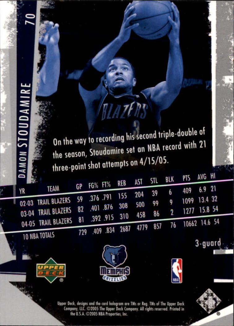 2005/2006 Slam (Upper Deck) Basketball - Picture 135 of 221