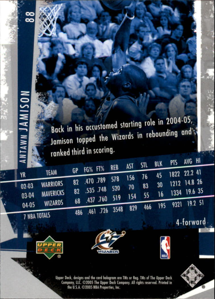2005/2006 Slam (Upper Deck) Basketball - Picture 165 of 221