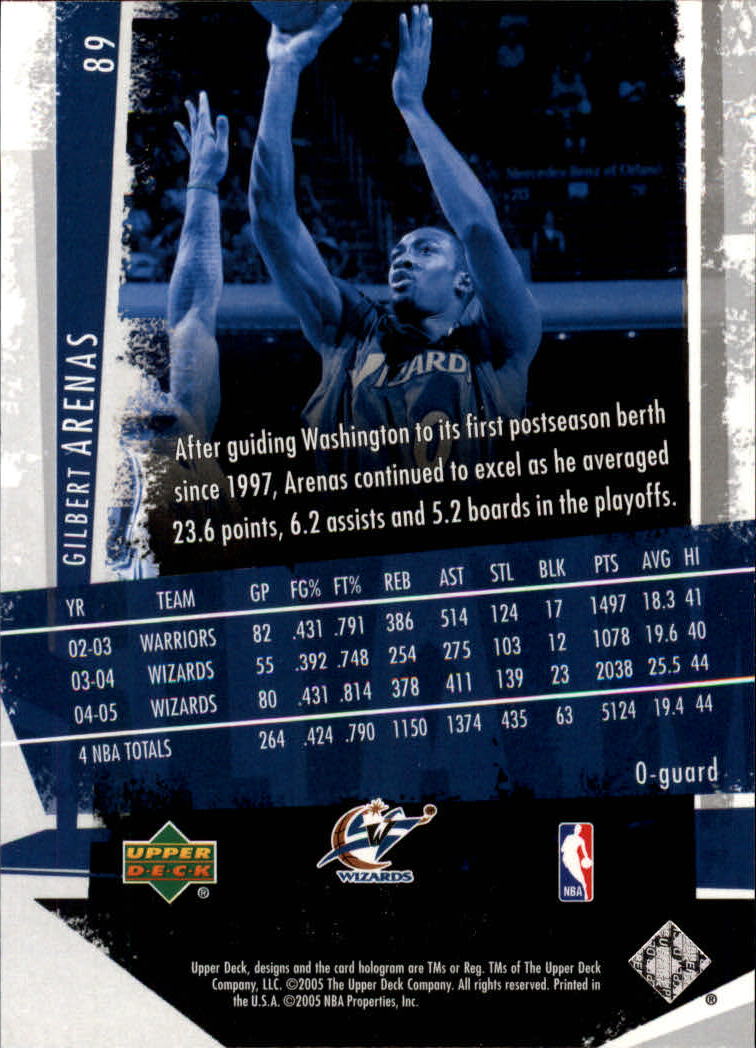 2005/2006 Slam (Upper Deck) Basketball - Picture 167 of 221