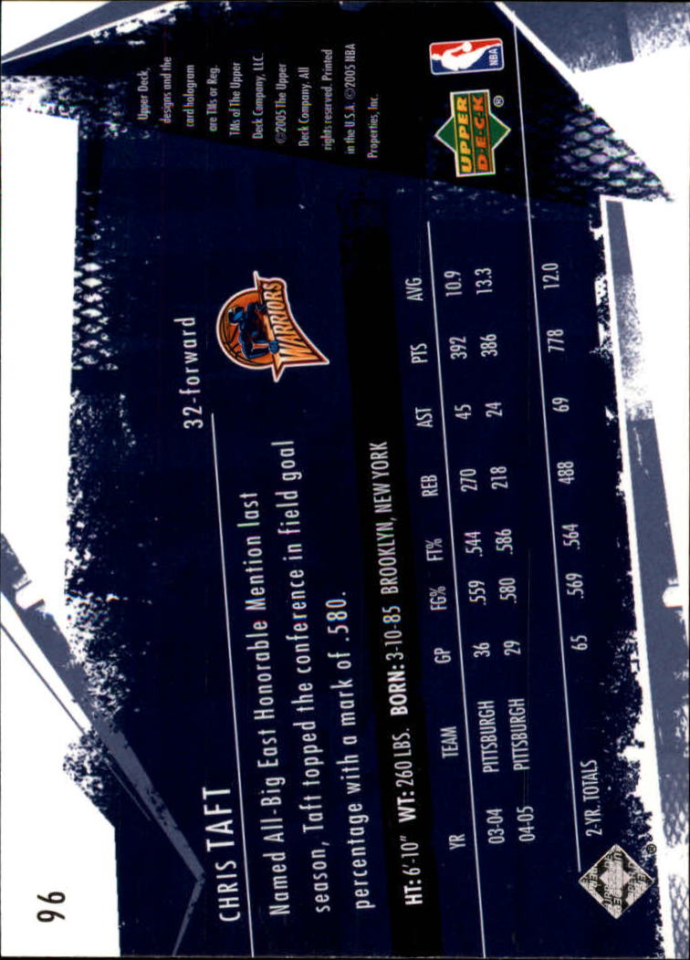 2005/2006 Slam (Upper Deck) Basketball - Picture 179 of 221