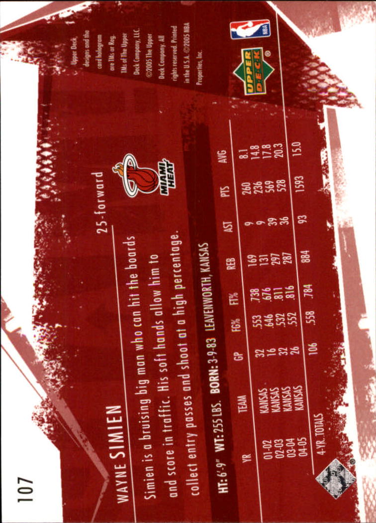 2005/2006 Slam (Upper Deck) Basketball - Picture 199 of 221