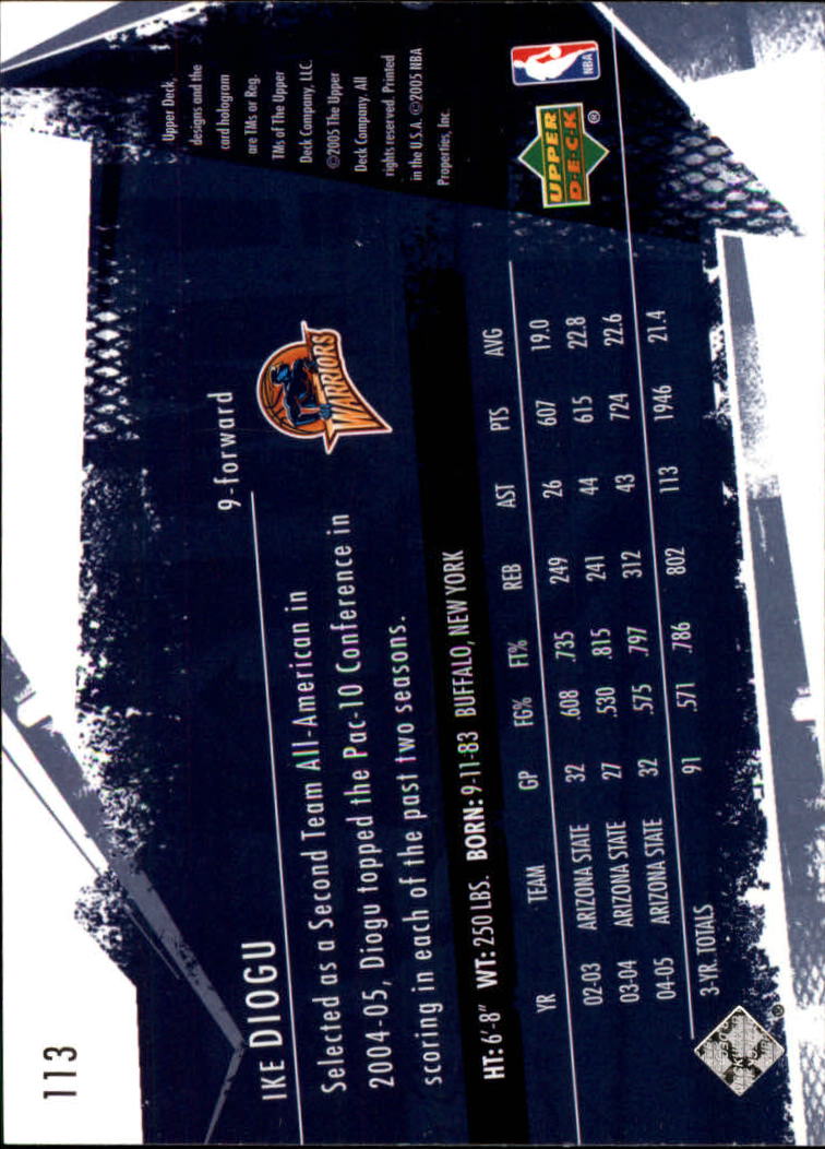 2005/2006 Slam (Upper Deck) Basketball - Picture 207 of 221