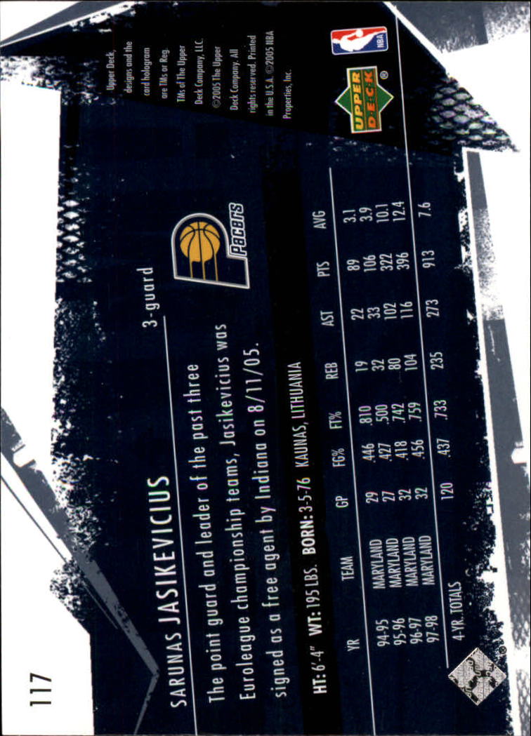 2005/2006 Slam (Upper Deck) Basketball - Picture 215 of 221