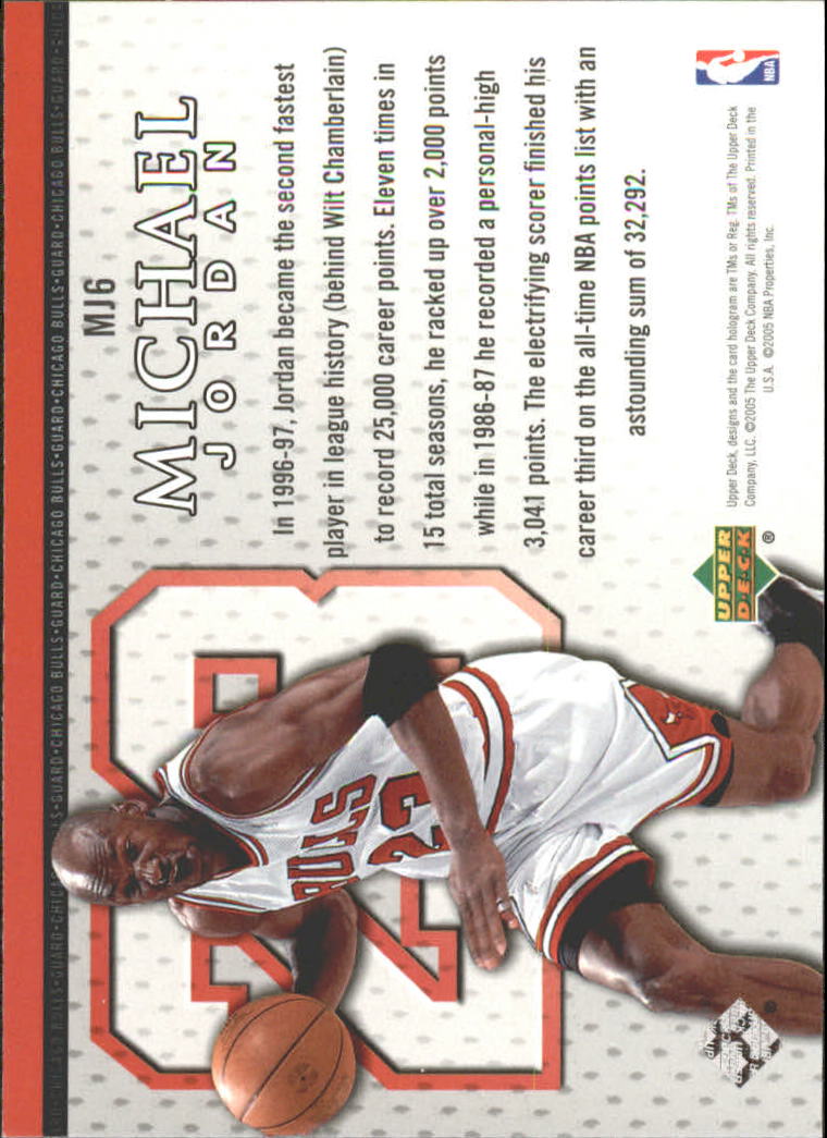 Set carte Upper Deck Basket Michael Jordan/LeBron James 2005/2006 - Foto 87 di 125