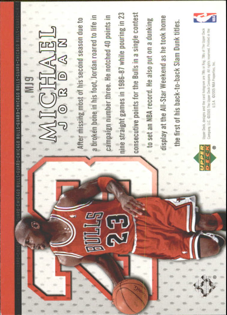 Set carte Upper Deck Basket Michael Jordan/LeBron James 2005/2006 - Foto 91 di 125