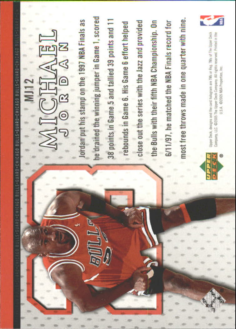 Set carte Upper Deck Basket Michael Jordan/LeBron James 2005/2006 - Foto 95 di 125