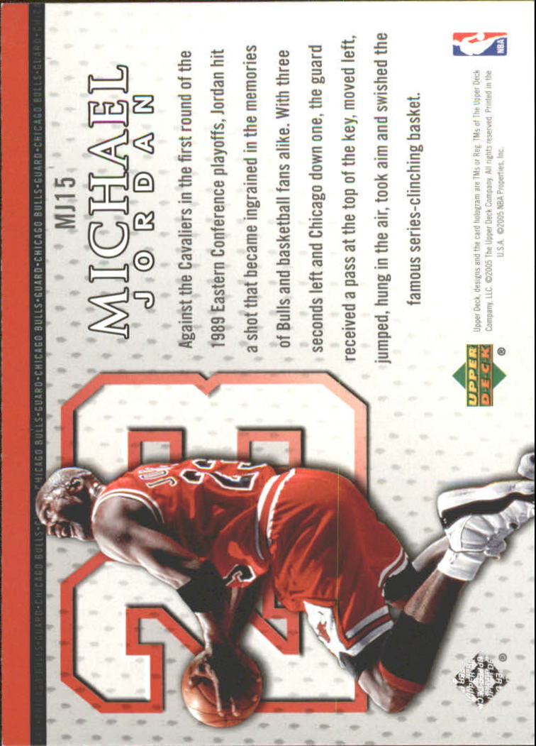 Set carte Upper Deck Basket Michael Jordan/LeBron James 2005/2006 - Foto 101 di 125