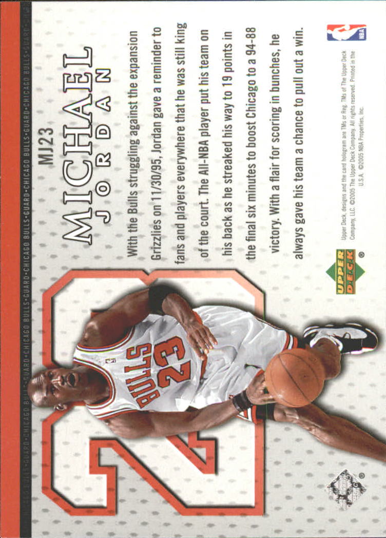 Set carte Upper Deck Basket Michael Jordan/LeBron James 2005/2006 - Foto 107 di 125