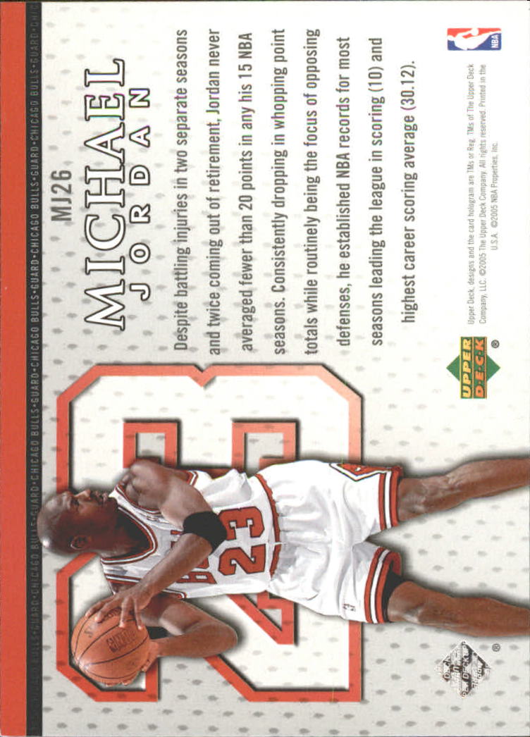 Set carte Upper Deck Basket Michael Jordan/LeBron James 2005/2006 - Foto 111 di 125
