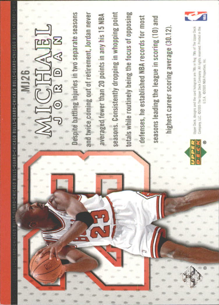 Michael Jordan 1984-85 Upper Deck Rookie Basketball Card, MJ17