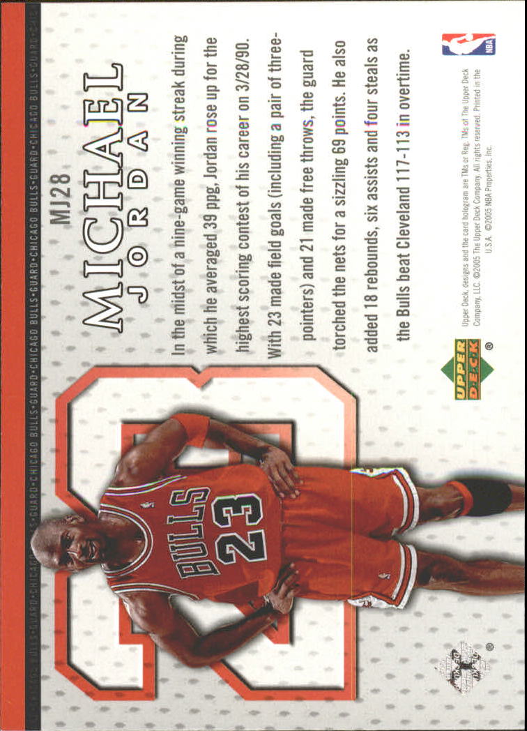 Set carte Upper Deck Basket Michael Jordan/LeBron James 2005/2006 - Foto 113 di 125