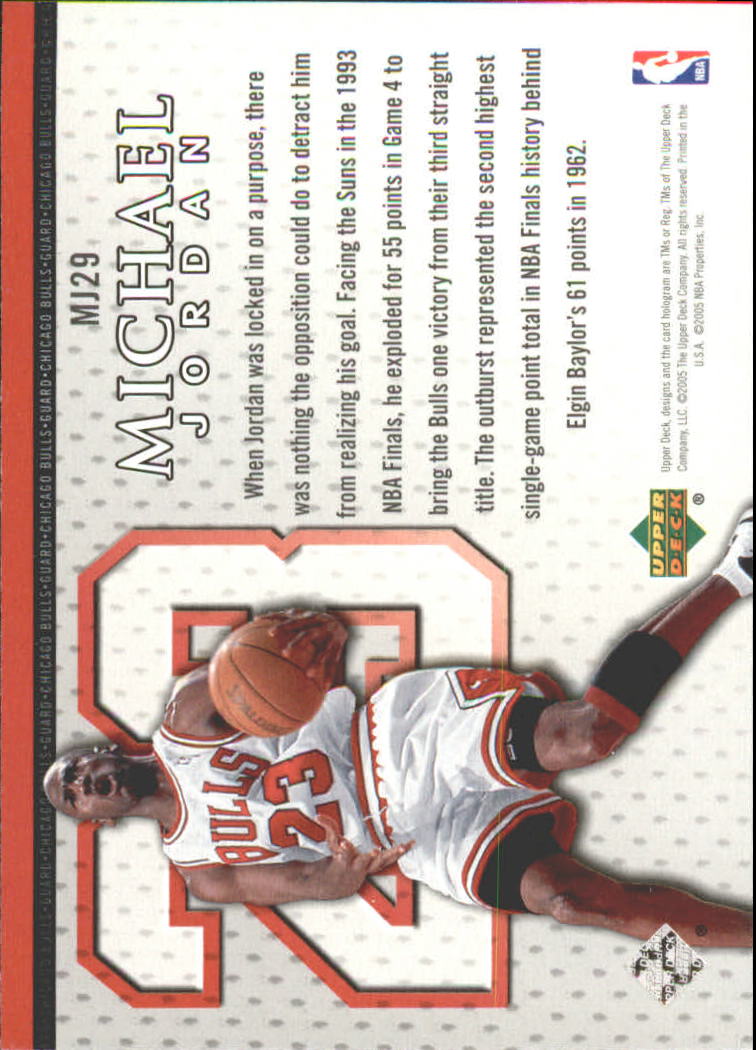 Set carte Upper Deck Basket Michael Jordan/LeBron James 2005/2006 - Foto 115 di 125