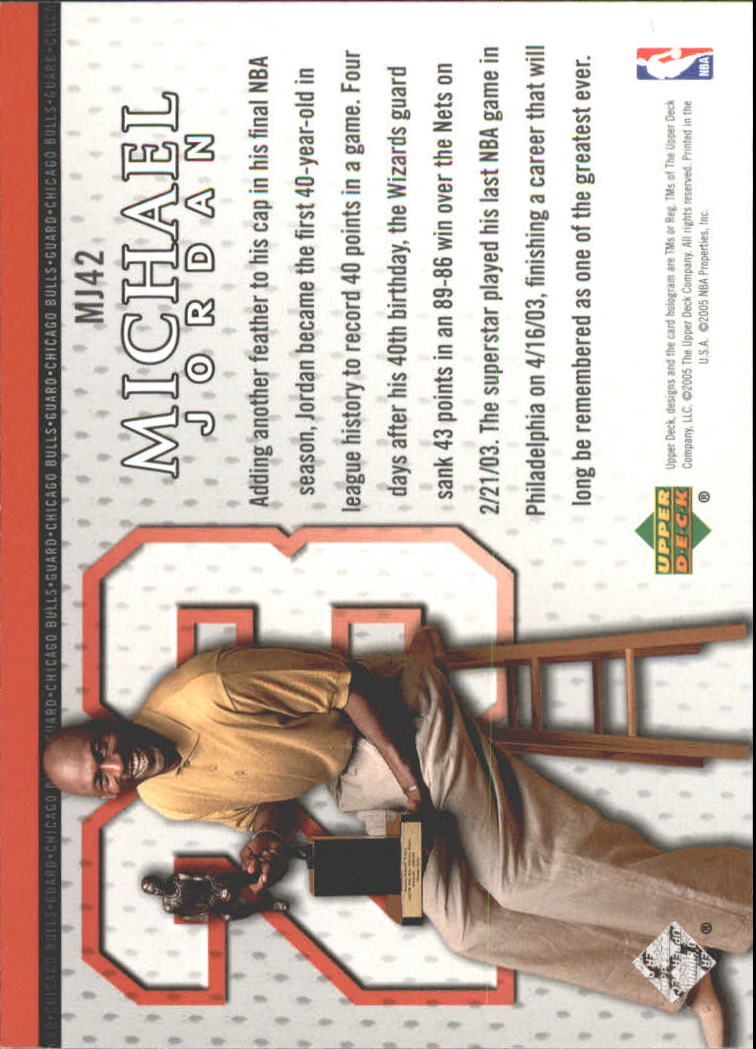 Set carte Upper Deck Basket Michael Jordan/LeBron James 2005/2006 - Foto 125 di 125