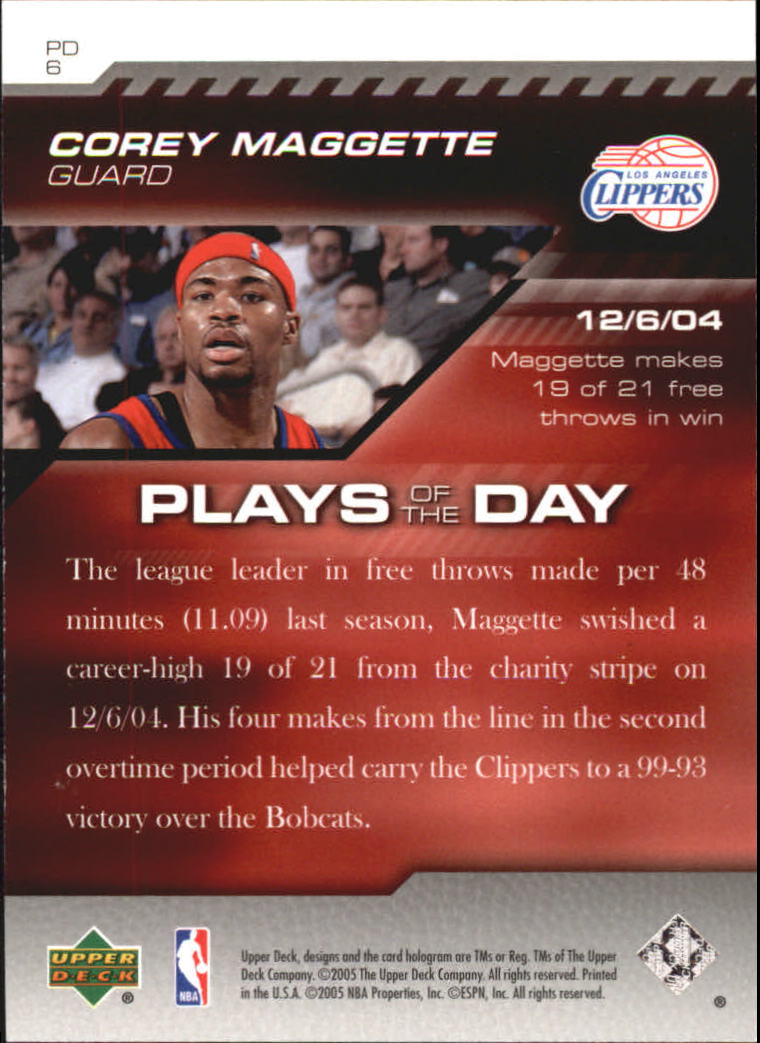 2005/2006 ESPN (Upper Deck) Basketball - Picture 27 of 284