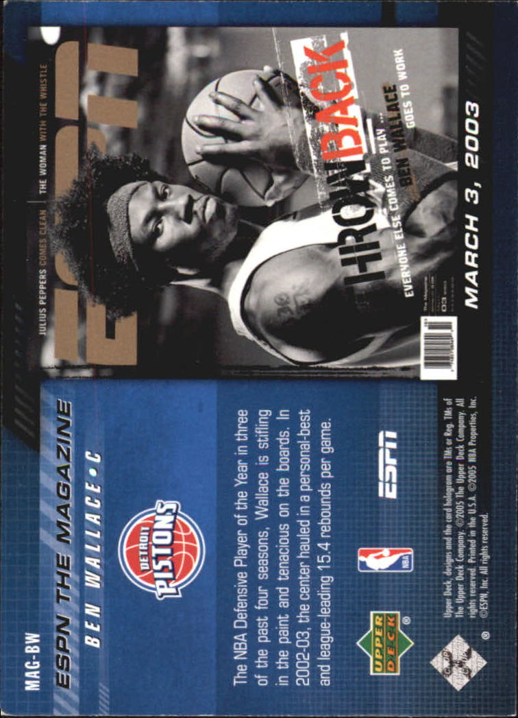 2005/2006 ESPN (Upper Deck) Basketball - Picture 11 of 284